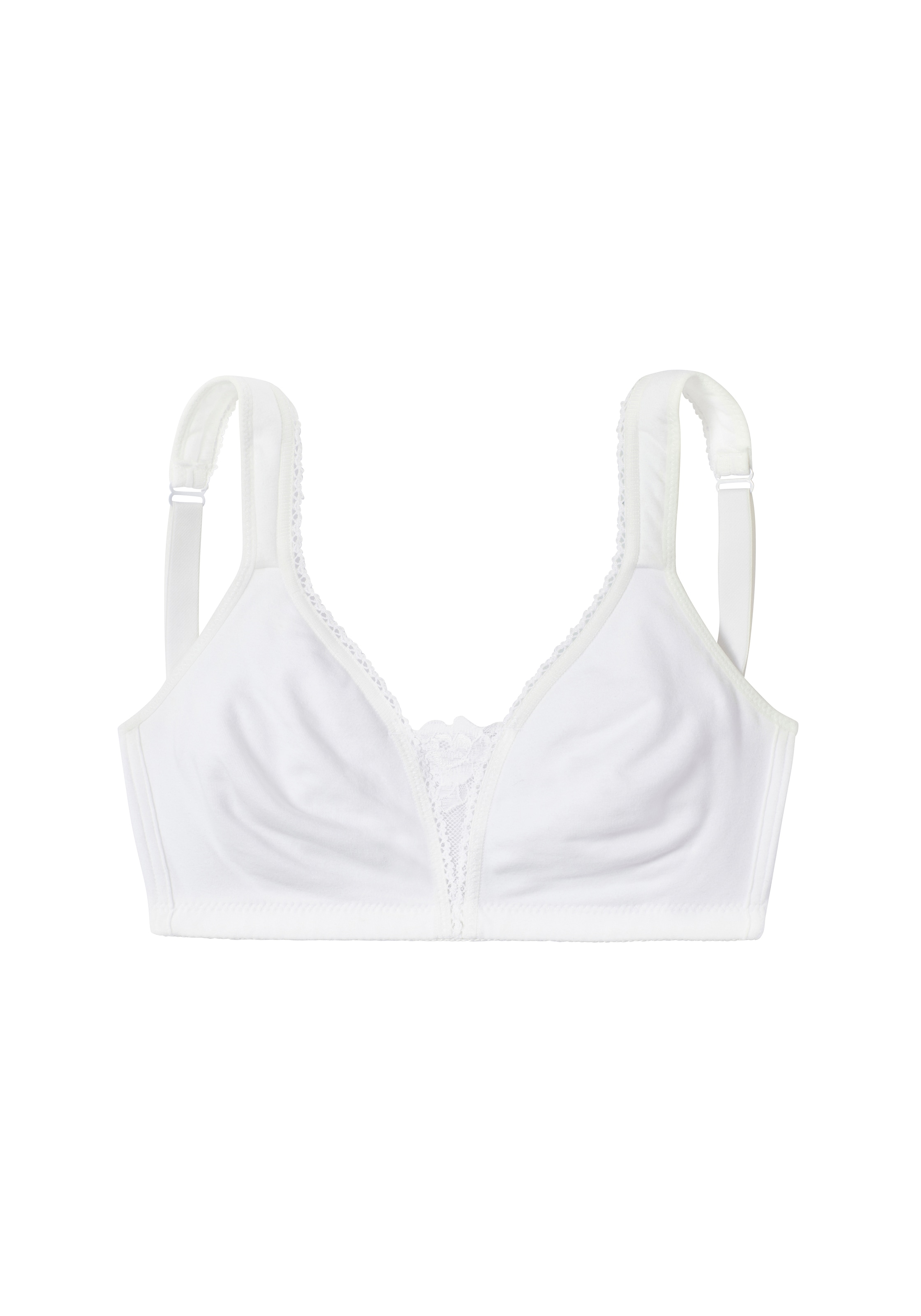 petite fleur Soft-BH, 2 Stücker Packung, ohne Bügel mit Spitzen-Details