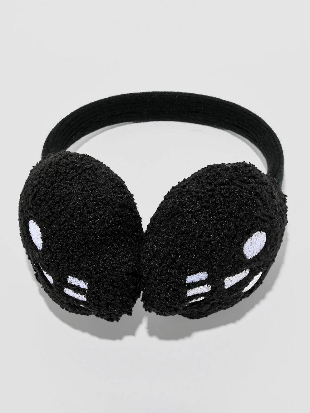 A.LAB Skull Earmuffs Beanie black