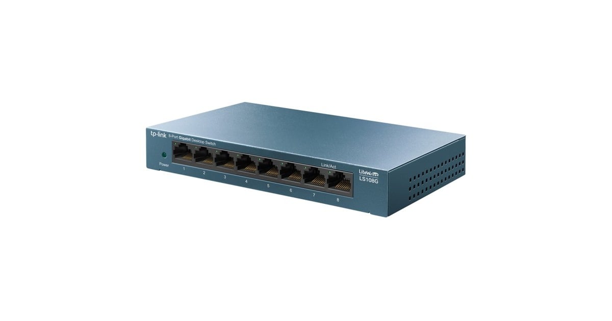TP-LinkLiteWave LS108G switch  (Blauw)
