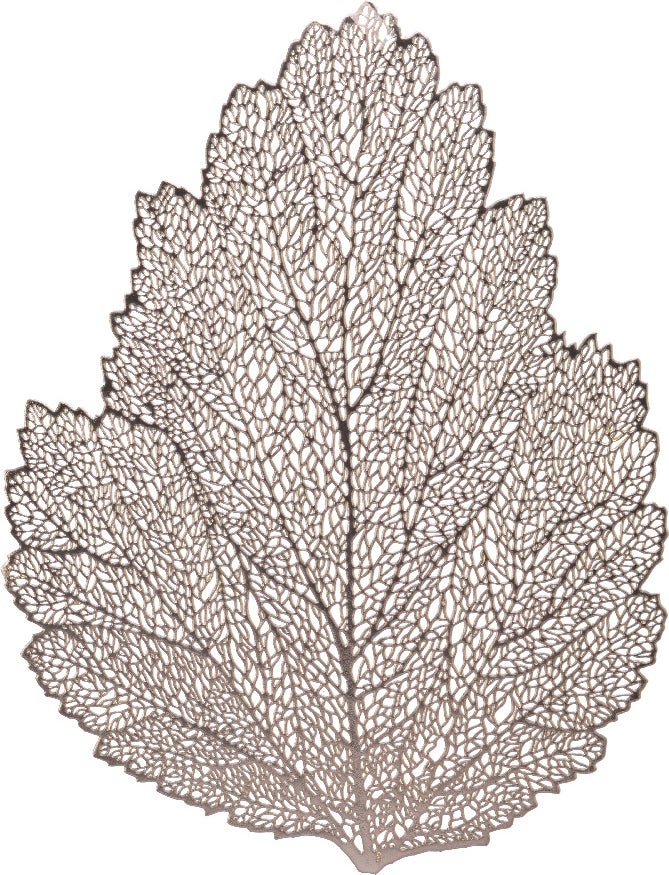 Decoris placemat blad goud 46 x 35 cm