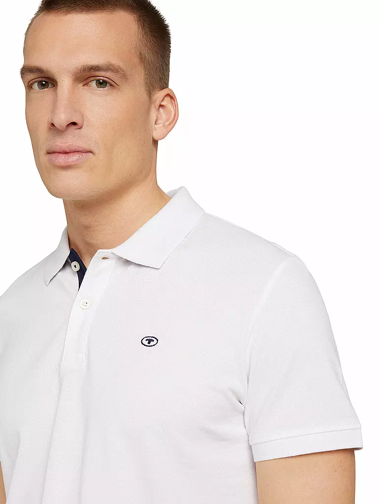 TOM TAILOR Poloshirt weiss