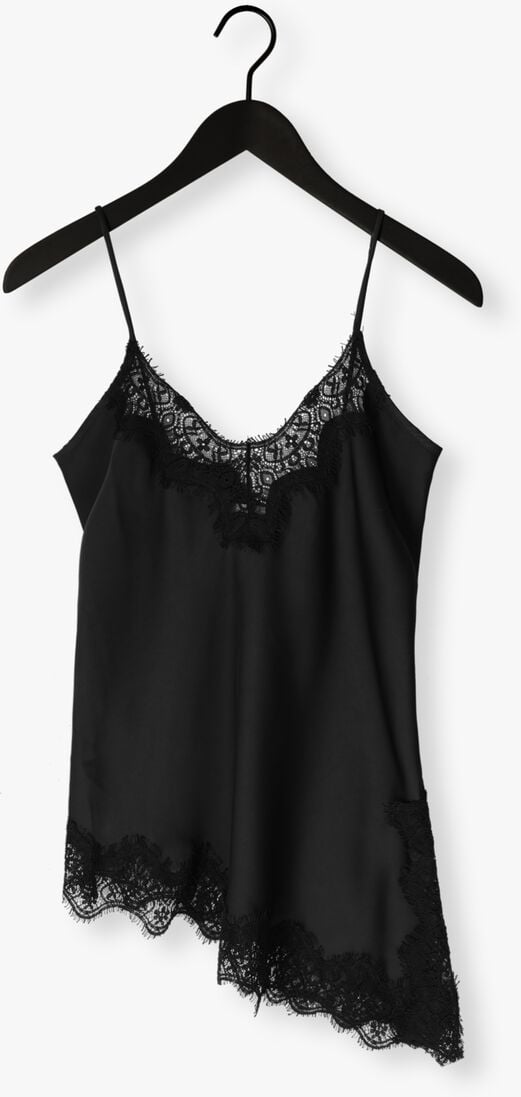 zwarte haute l'amitié top naomi asym lingerie top