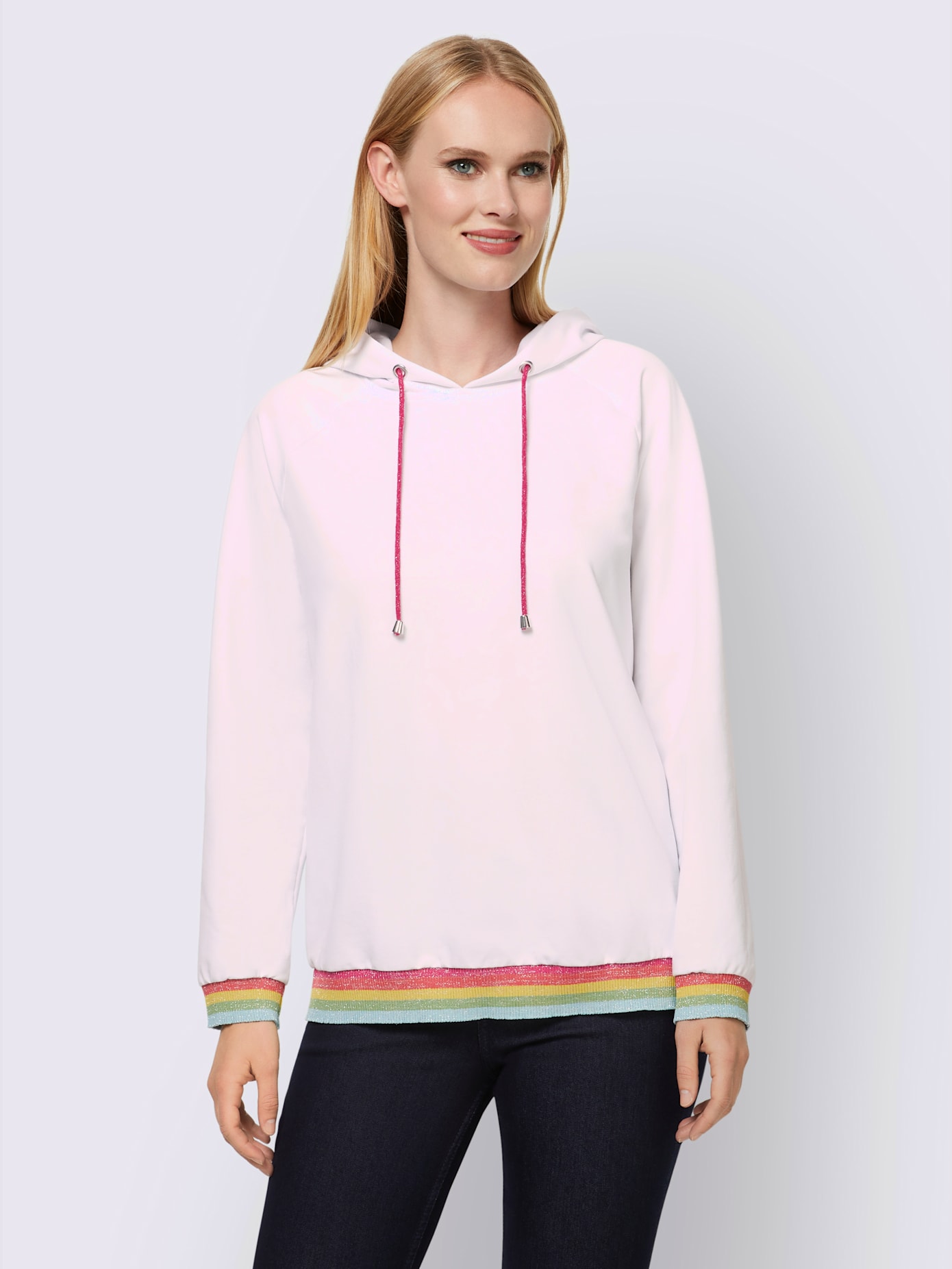 Sweat-shirt capuche à coulisse