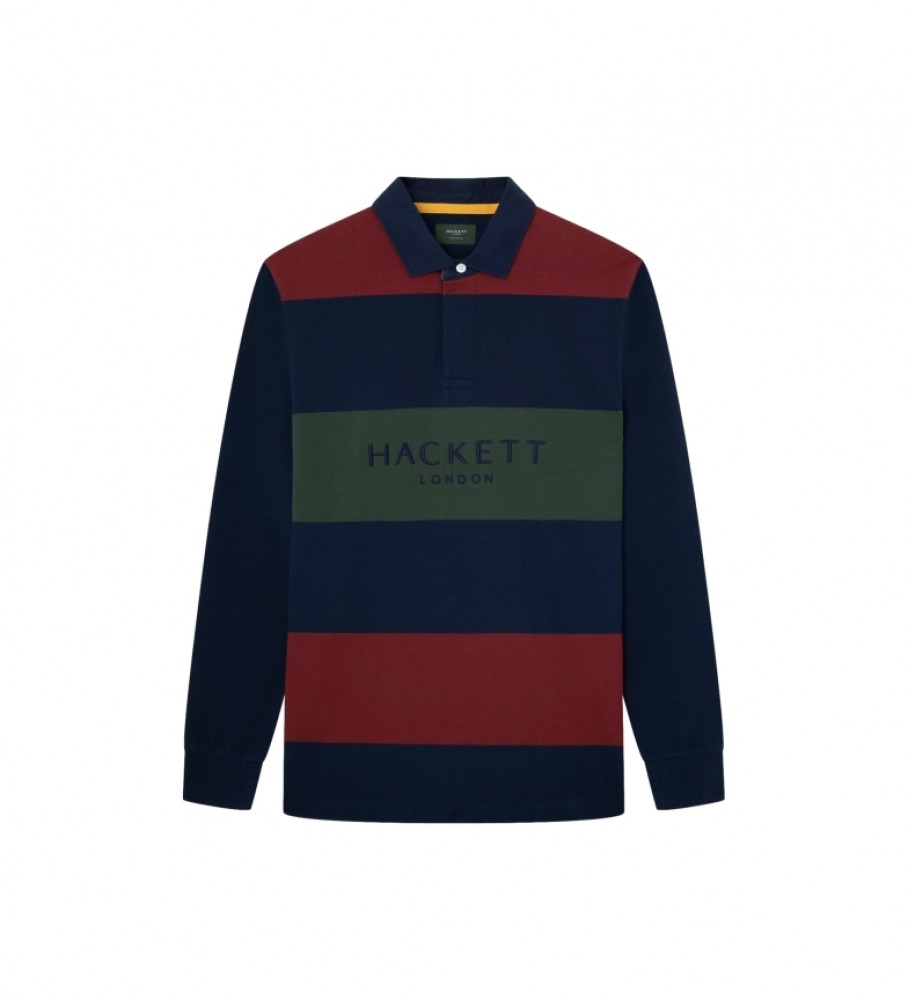 Hackett Navy Heritage Rugby Polo