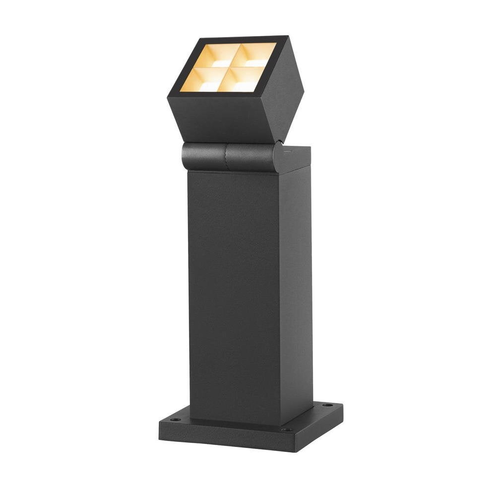 LED-padverlichting S-Cube in antraciet 4x 3,75W 1000lm IP65 350mm