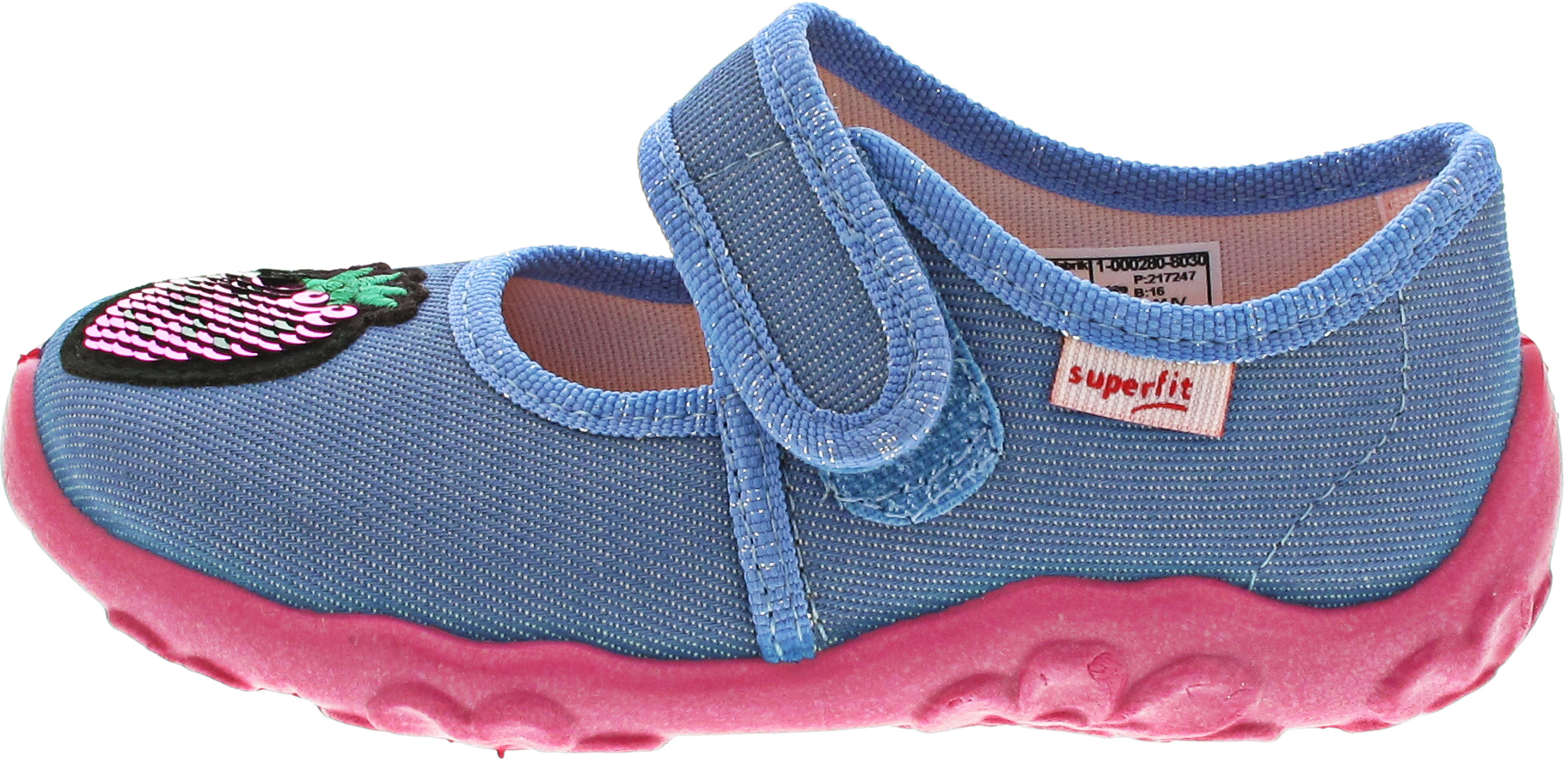 Superfit Bonny Hausschuh blau