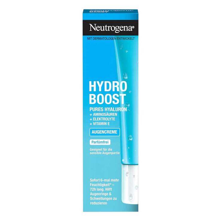 Neutrogena Hydro Boost belebendes Augen Creme Gel, 15 ml