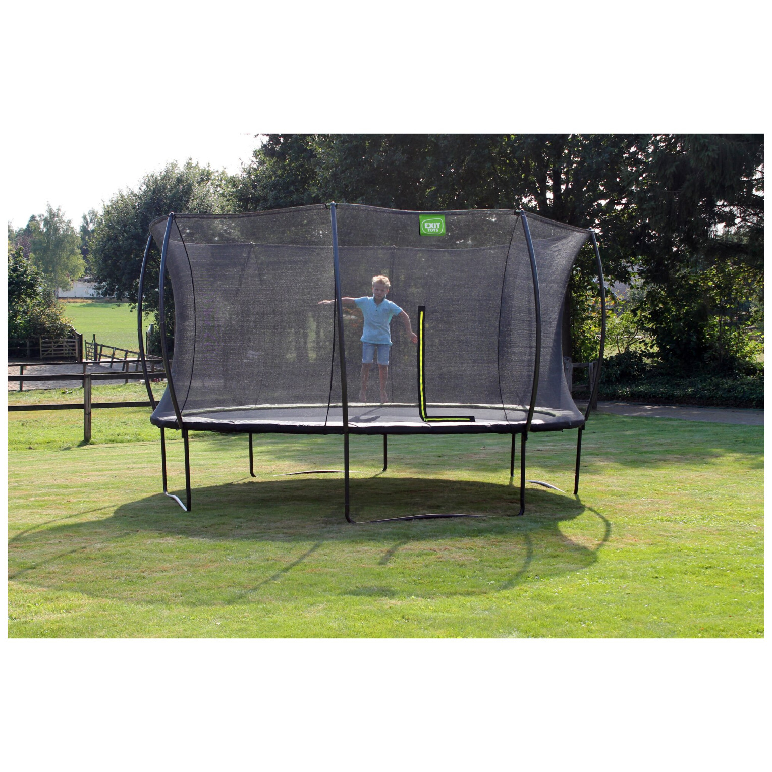 EXIT Silhouette trampoline ø427cm - zwart