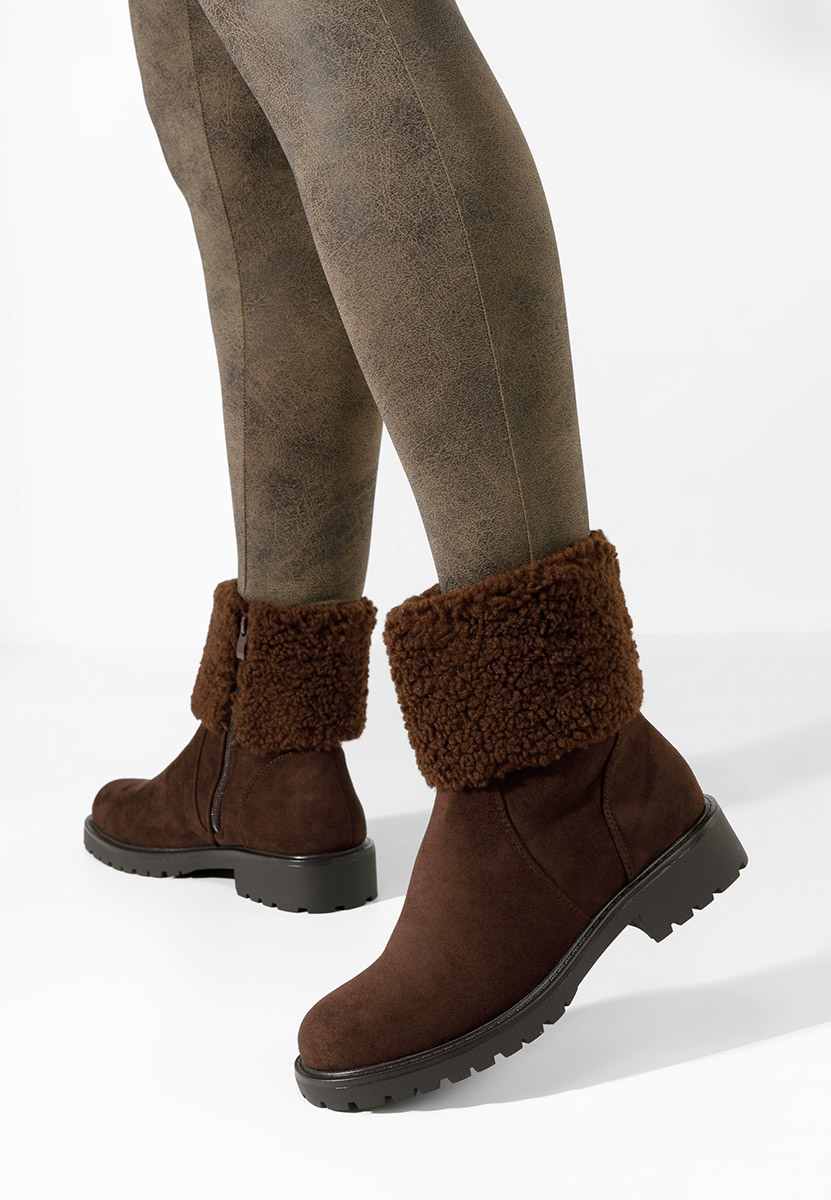 Bottines doublées femme bruns Lyora