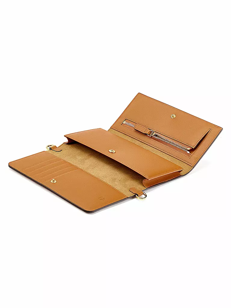 MCM Handytasche mit Kartenetui Visetos  braun