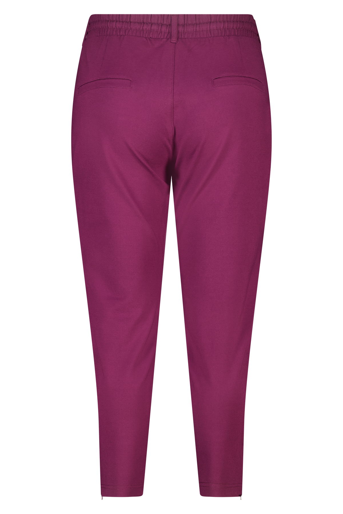 Broek met elastische tailleband Bordeaux