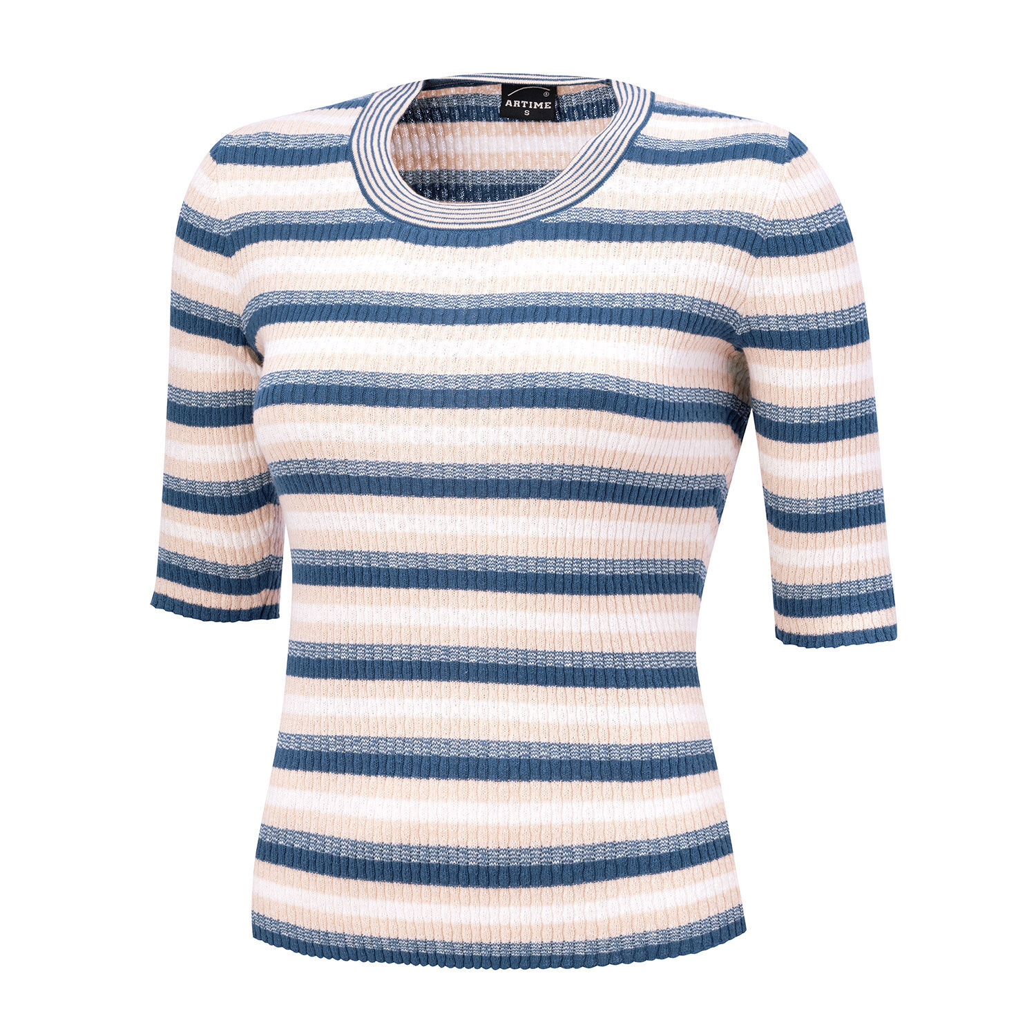 Trendiges Damen Strick T-Shirt