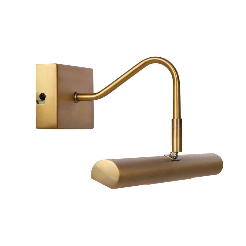 Lucide VINZ Schilderijverlichting - Mat Goud / Messing
