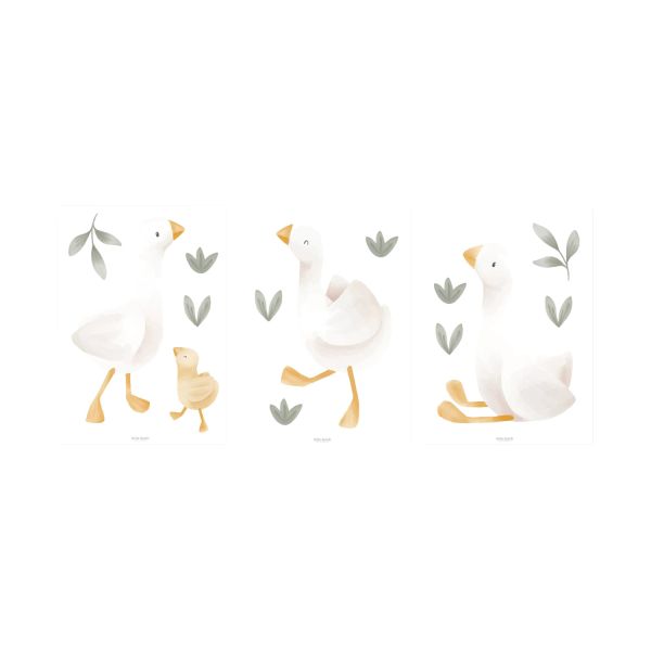 Little Dutch Muurstickers - Little Goose - 3 vellen