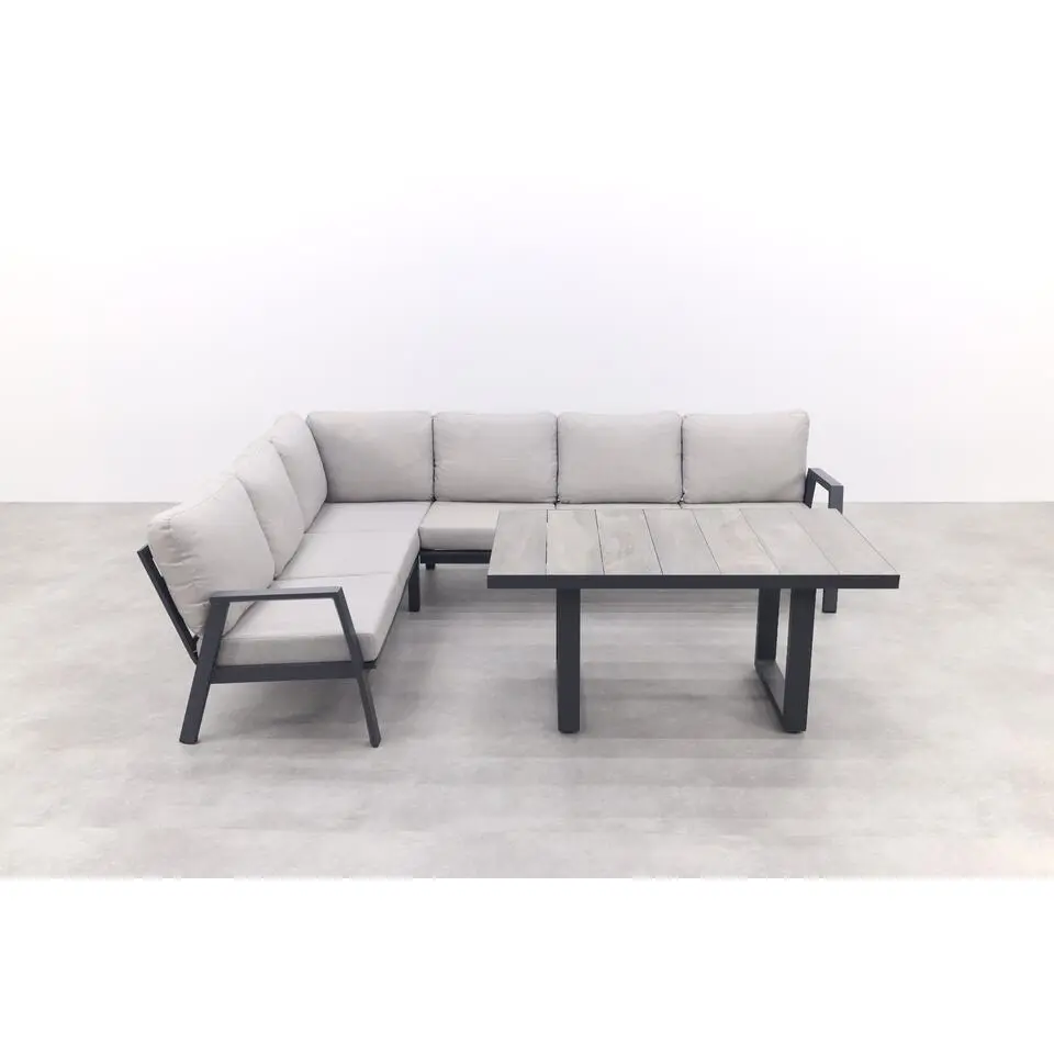 VDG Viento/Darwin lounge-/diningset (4-delig) - Royal Grey/Antraciet