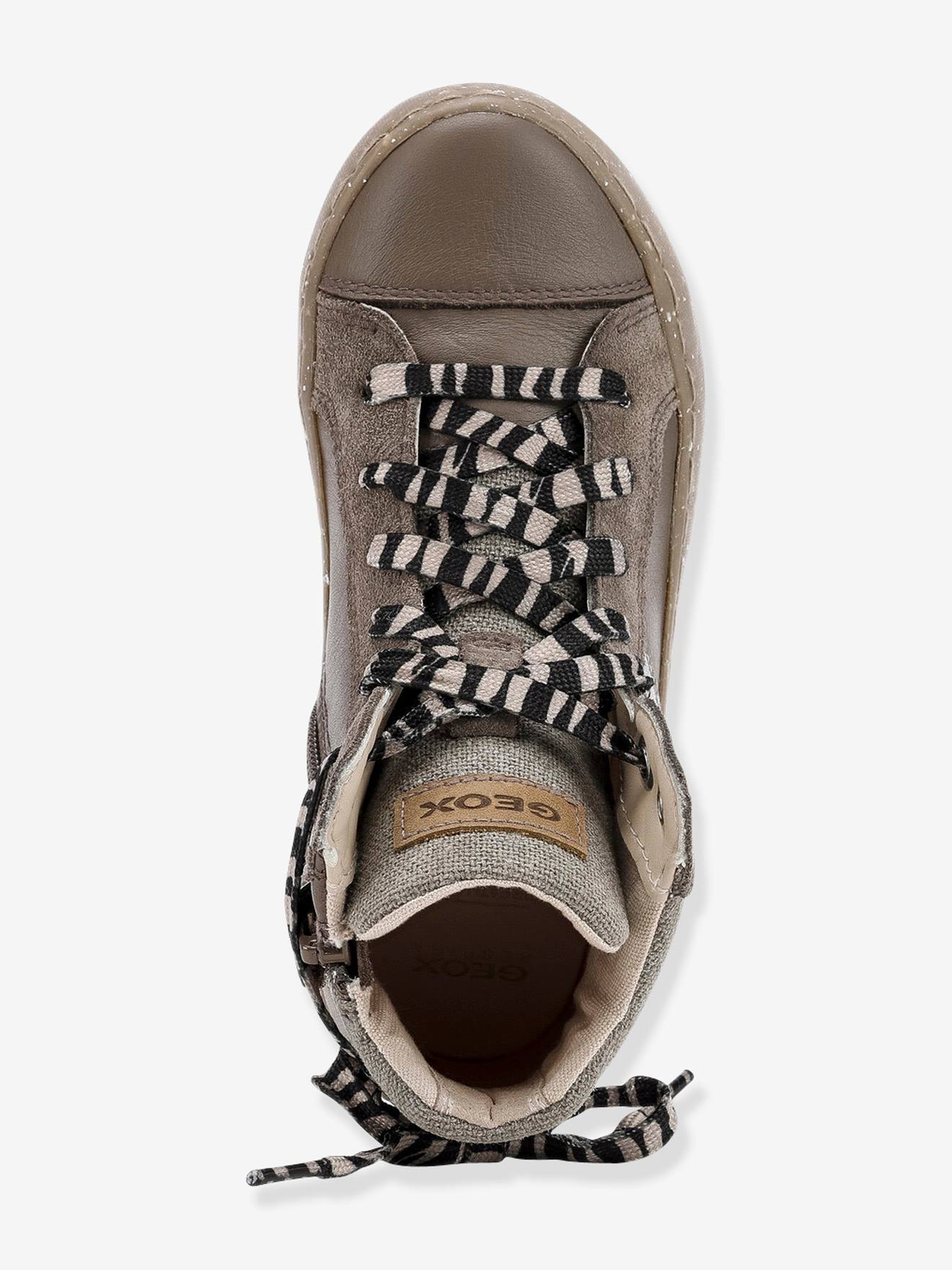 Tênis Kalespera Girl I GEOX® Mid, cinza médio liso