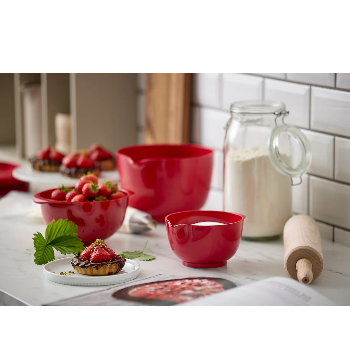 Rosti NEW Margrethe Mixing bowl 1,5 liter Red