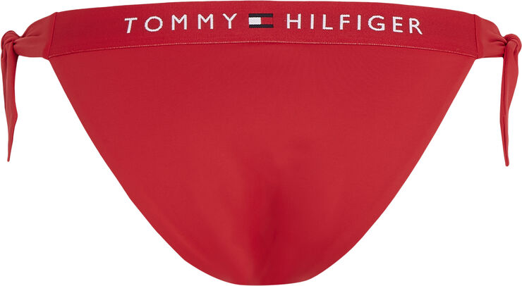 Tommy Hilfiger SIDE TIE CHEEKY BIKINI Primary red