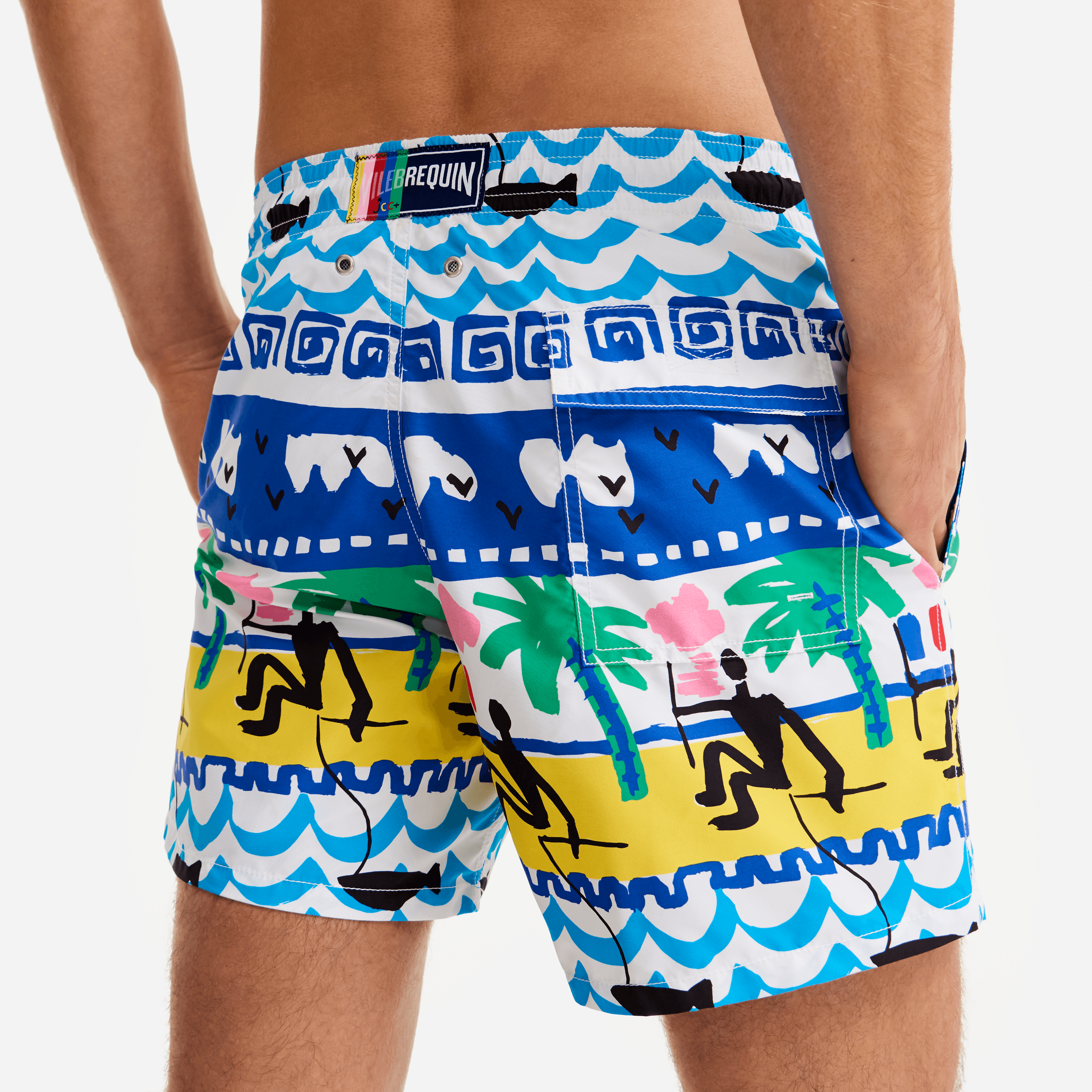 Maillot de bain homme La Mer - Vilebrequin x JCC+ - Edition limitée | Site Vilebrequin | MOOH9B20