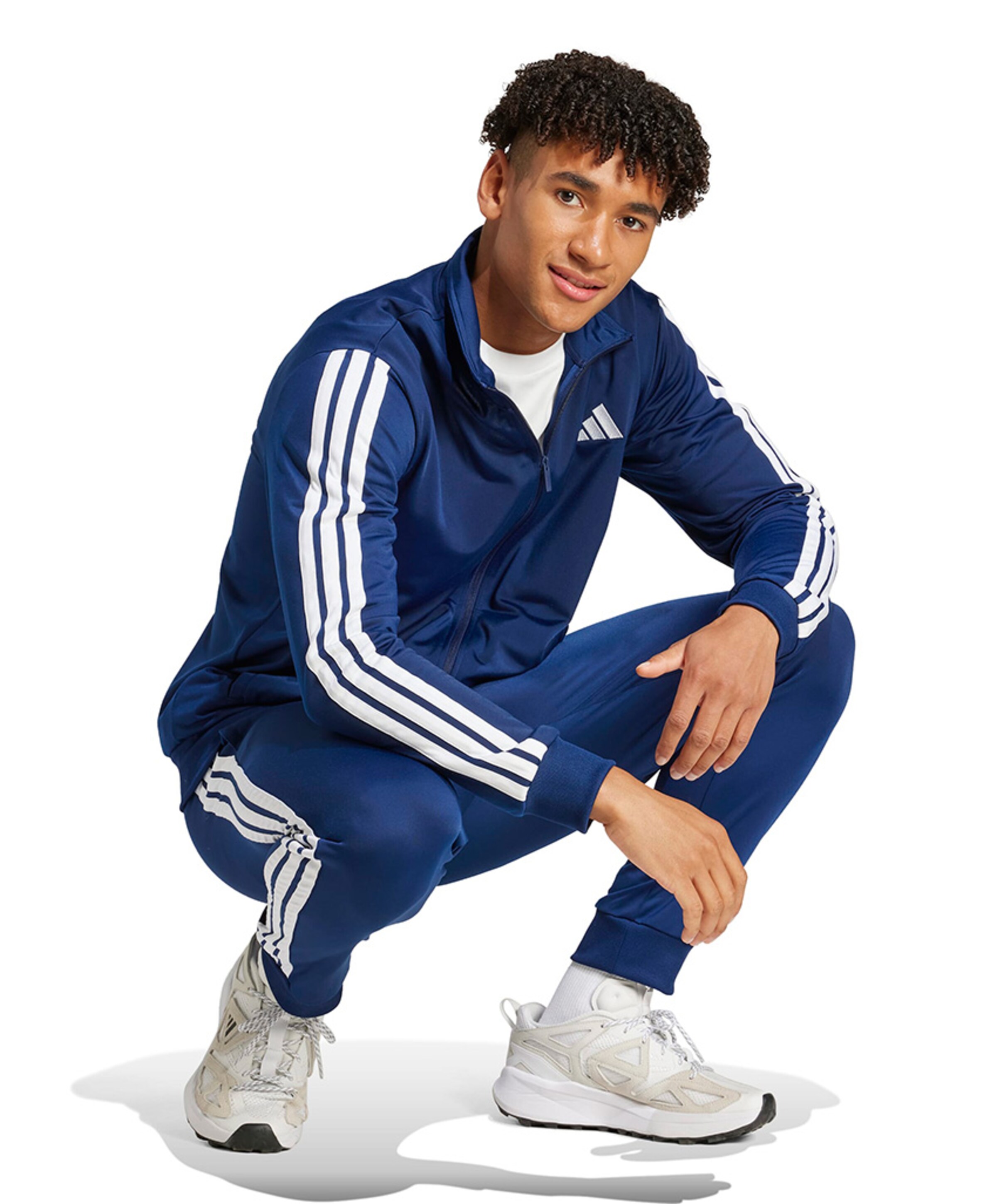 Adidas Heren trainingspak blauw