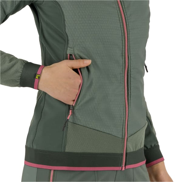 Veste softshell KARPOS ALAGNA PLUS EVO W JKT DUCK GREEN/JUNGLE GREEN