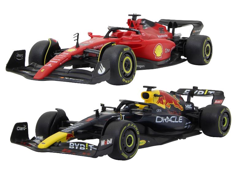 Bestuurbare auto Ferrari F1-75 of Oracle Red Bull Racing RB18