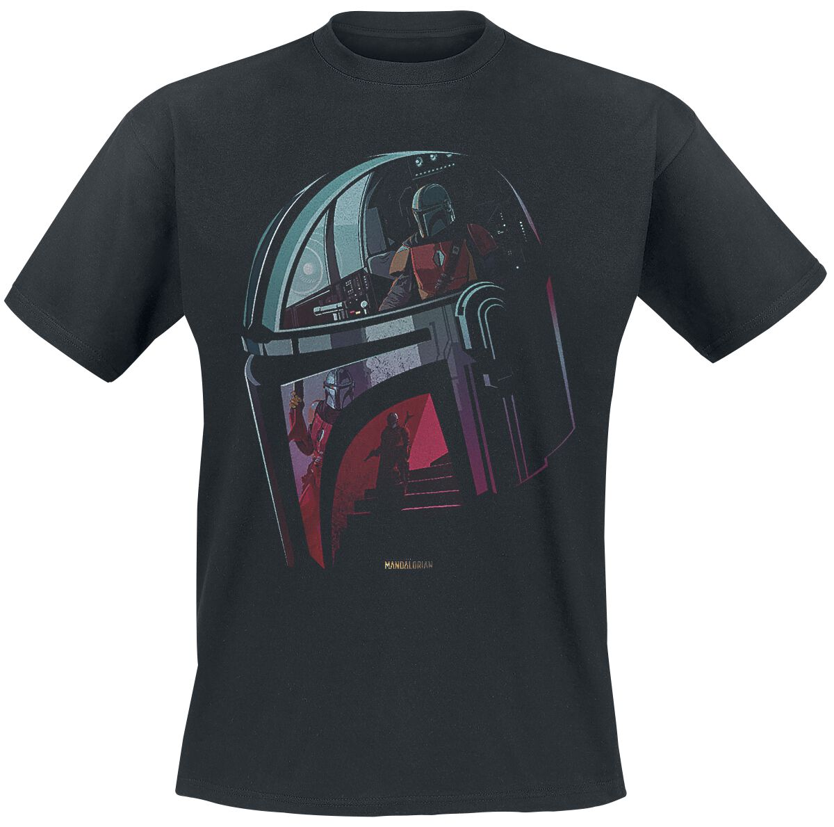 The Mandalorian - Casque | Star Wars T-Shirt Manches courtes