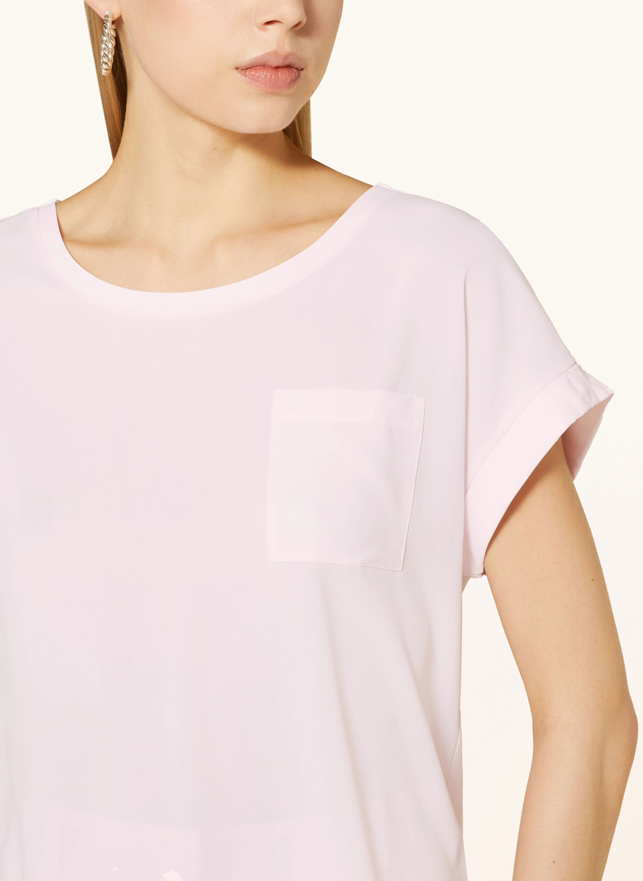 monari Blusenshirt mit Materialmix