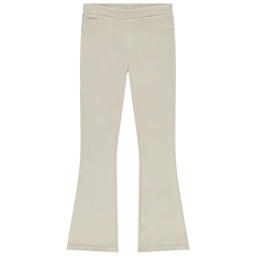 Jegging trompette en milano pour fille - Ecru
