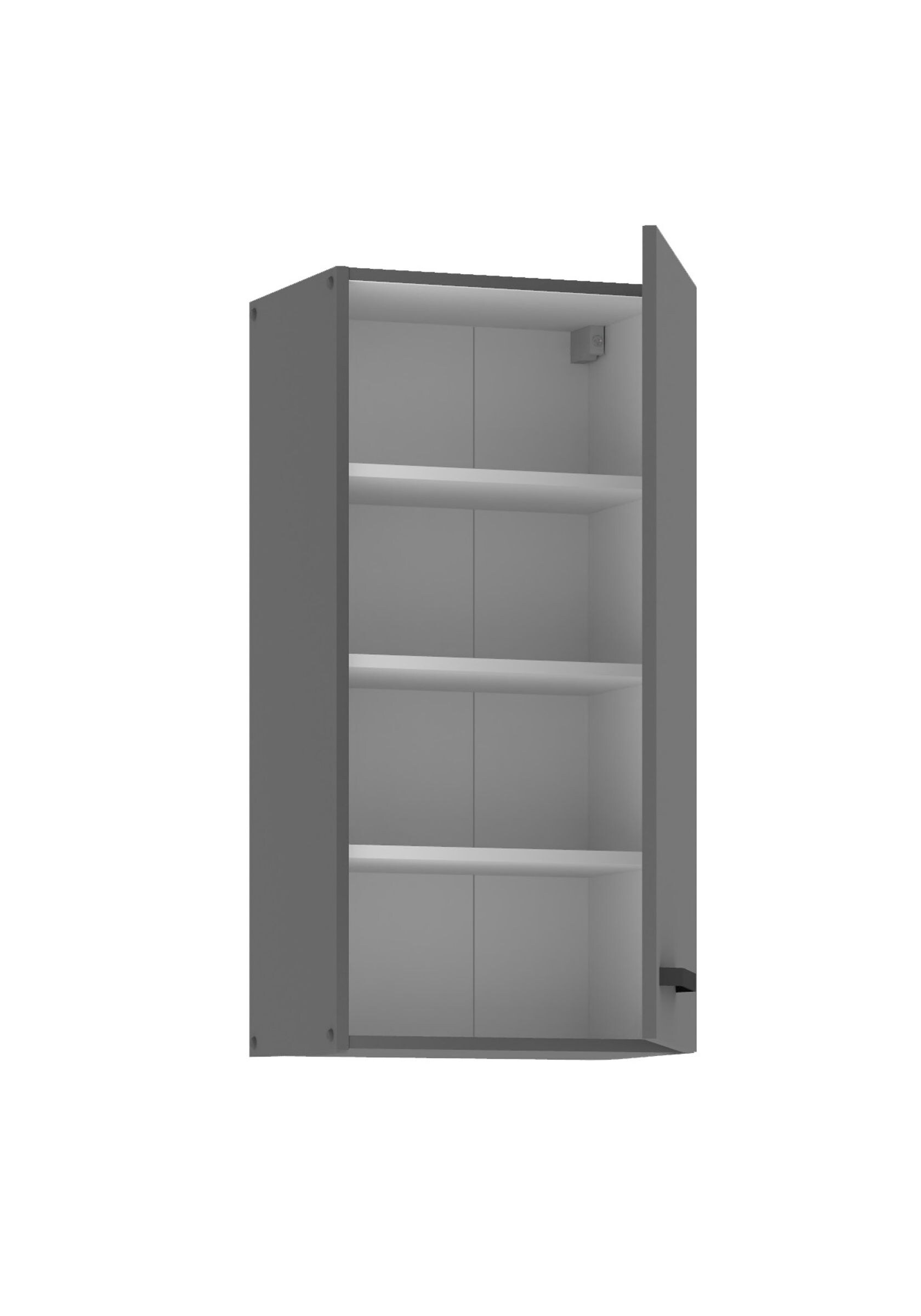 Küche NESSA Hängeschrank 45 cm Anthrazit Küchenzeile Küchenblock Einbauküche