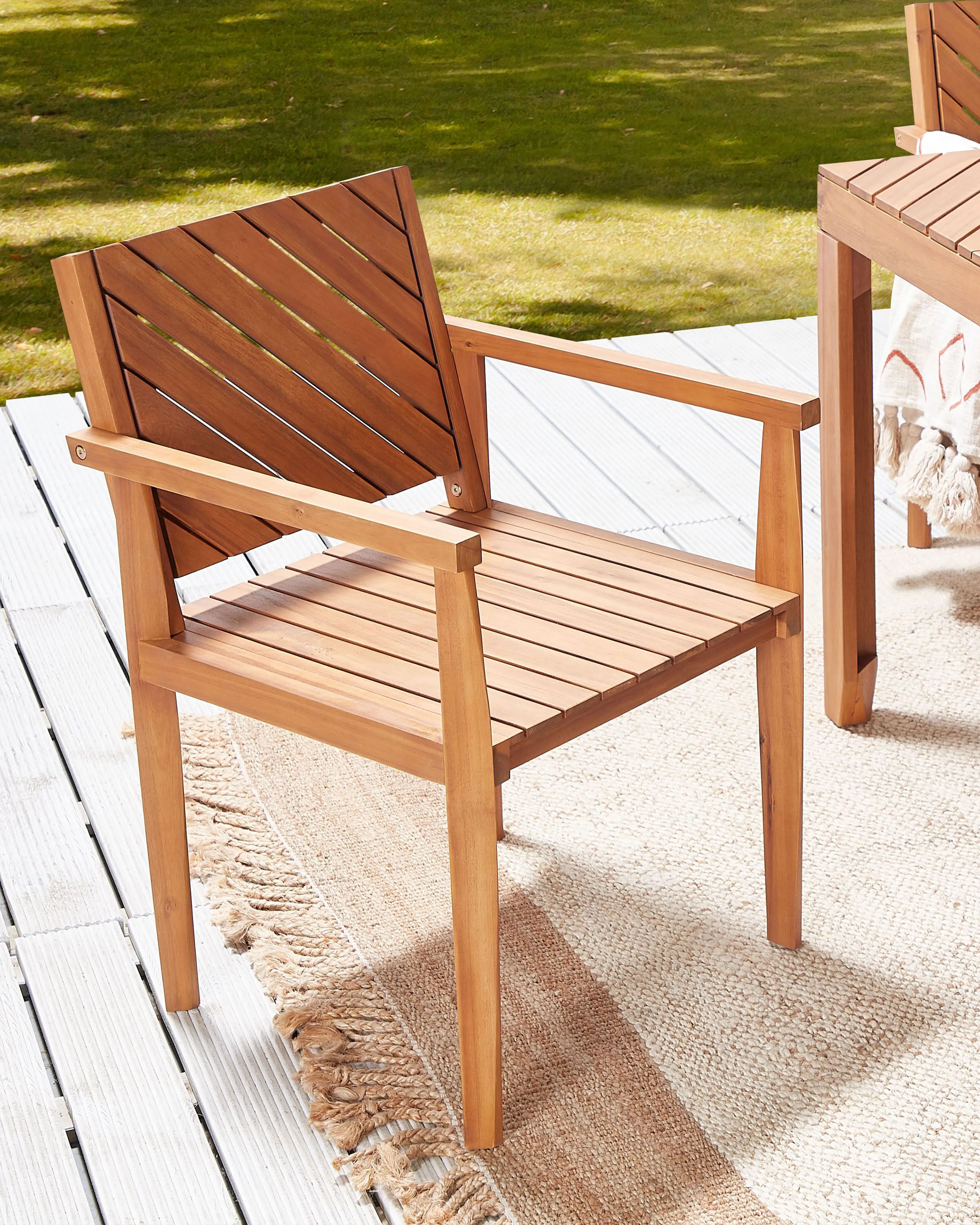 Tuinstoel BARATTI Acaciahout Bruin