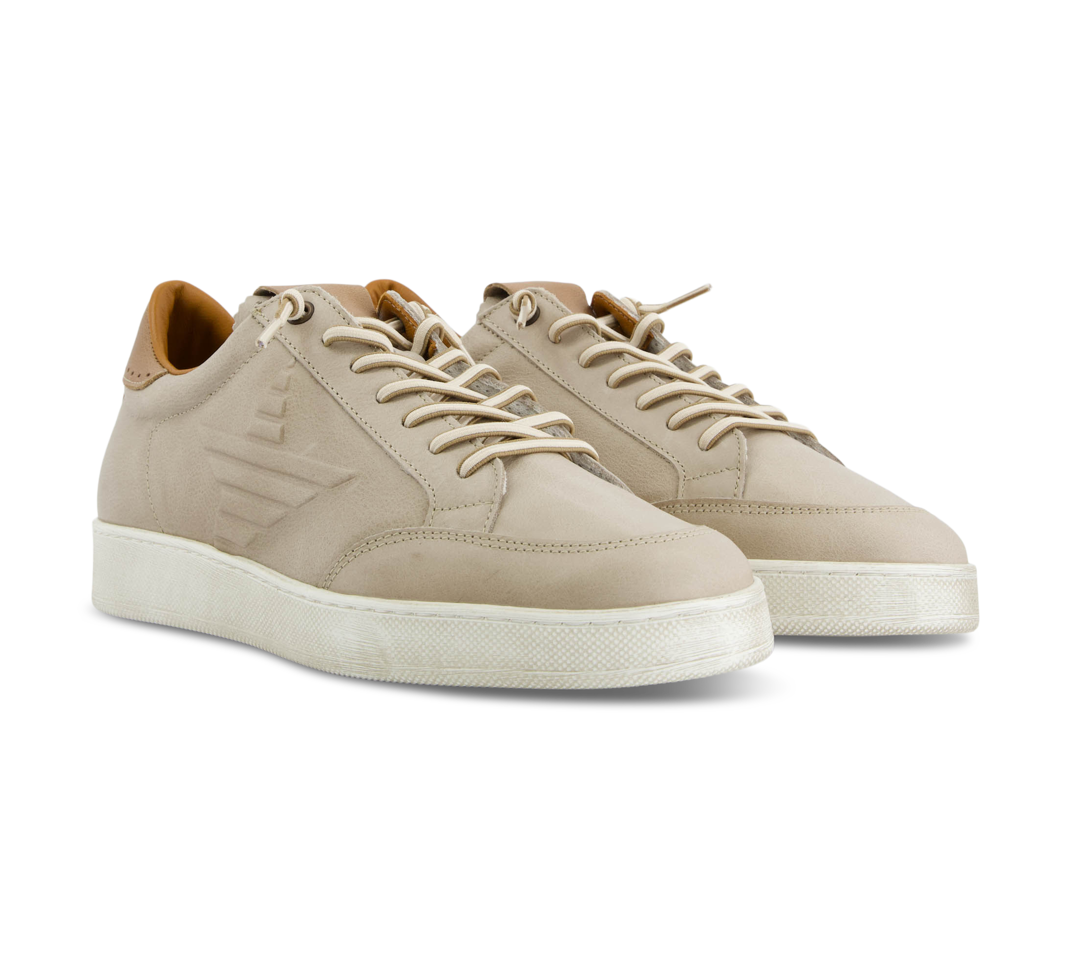 1874 by Walder Sneaker low beige/taupegrau