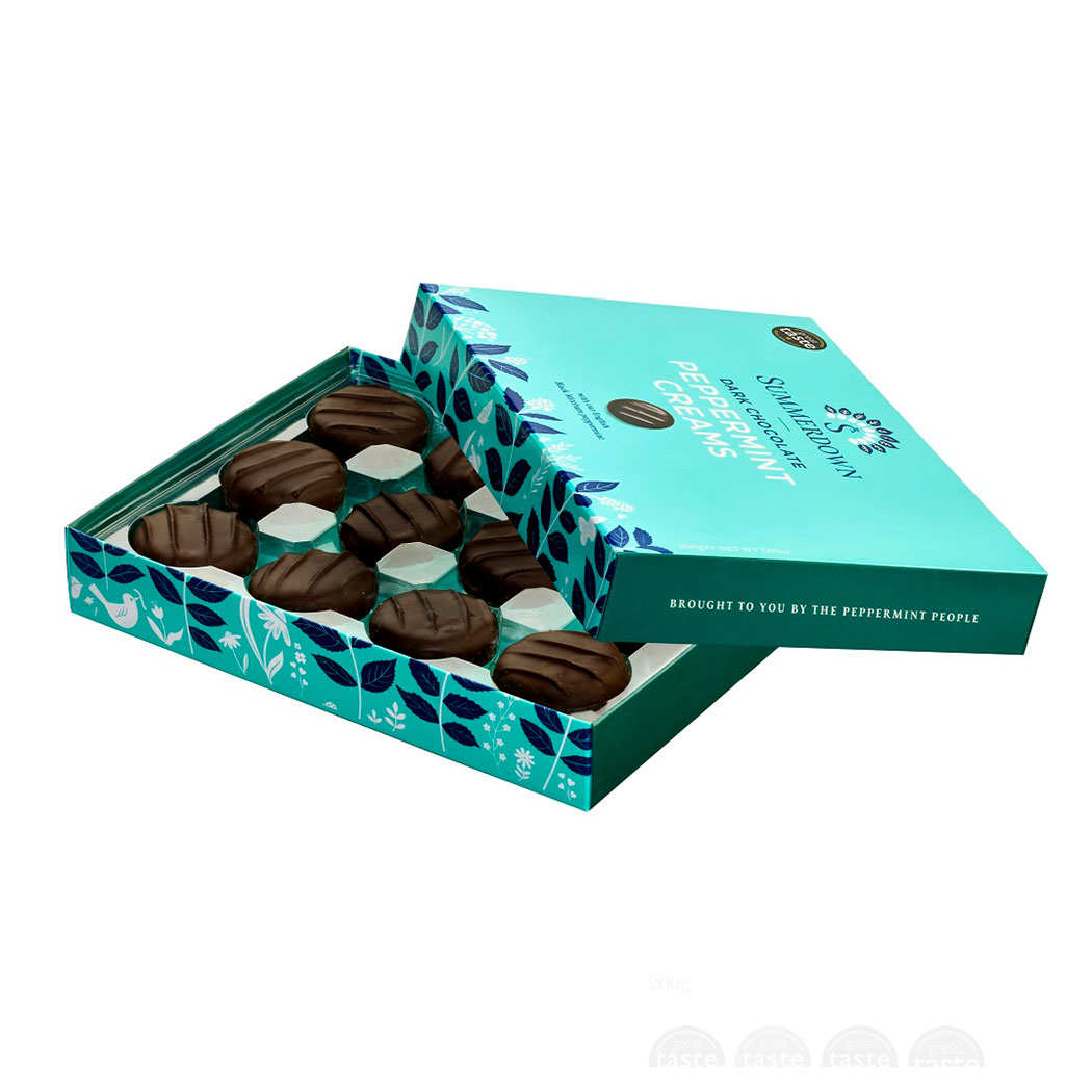 Palets chocolat fourrés à la crème de menthe - Summerdown Pure Mint