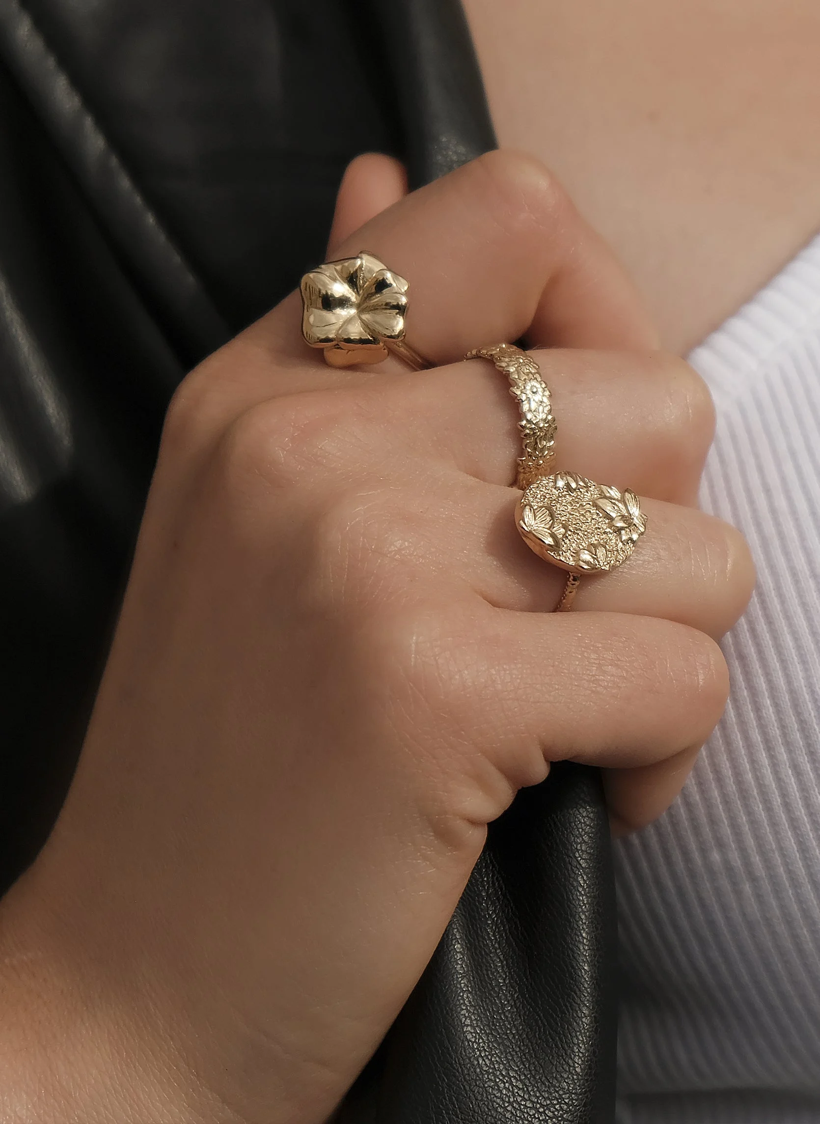 DIVYA ROND - Bague chaîne divya rond | Bleu