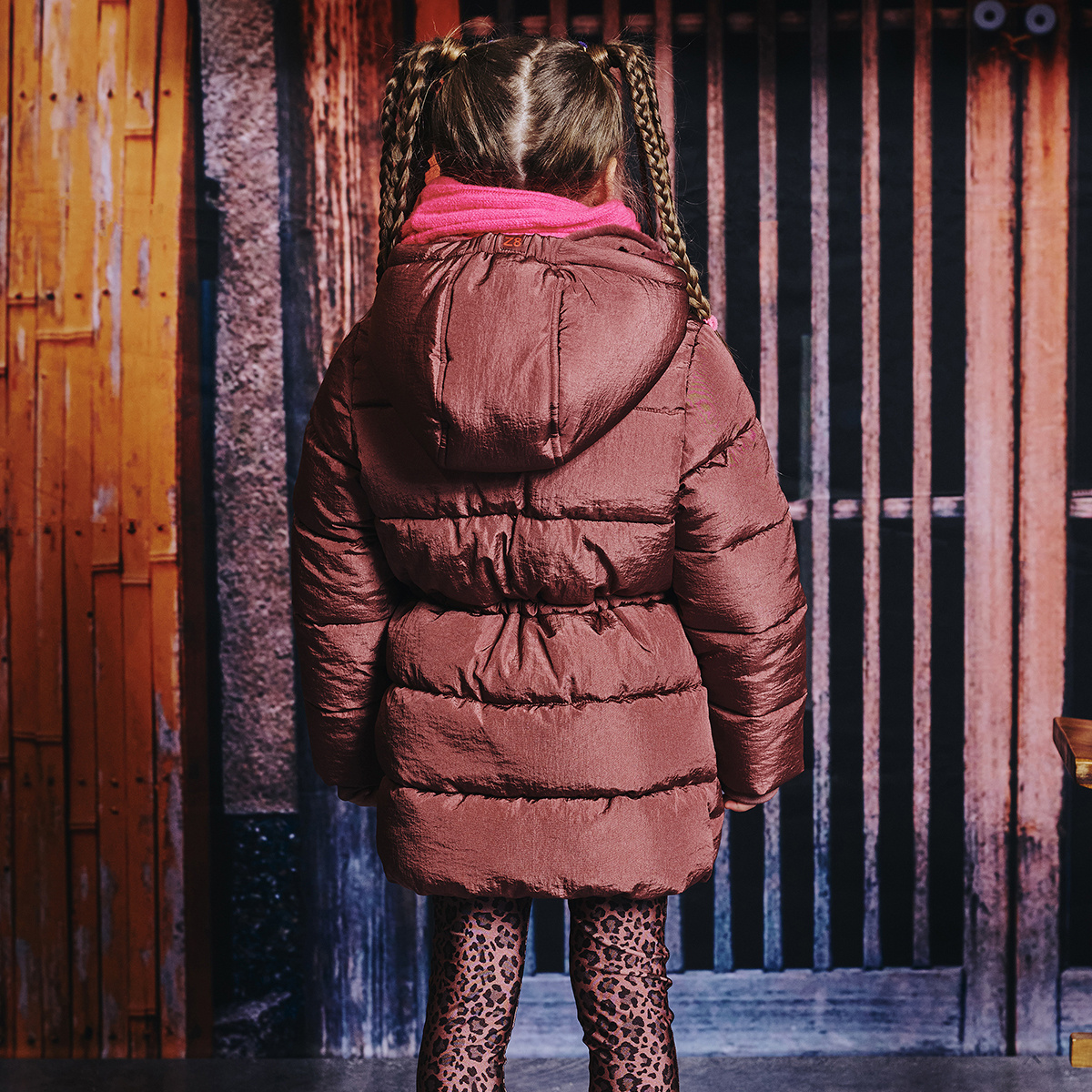 Z8 kids Winterjas Maida spicy mauve