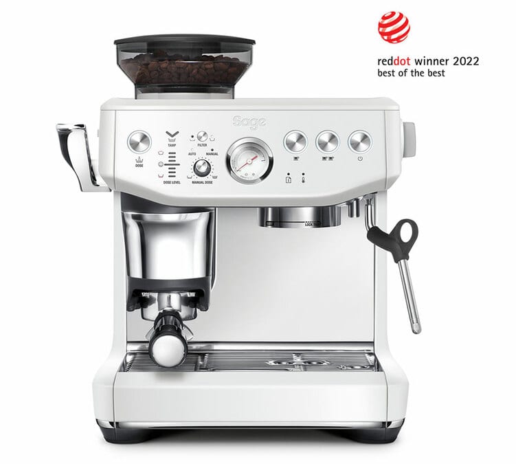 Machine expresso SAGE Barista Express Impress SES876SST4EEU1 blanc sel de mer