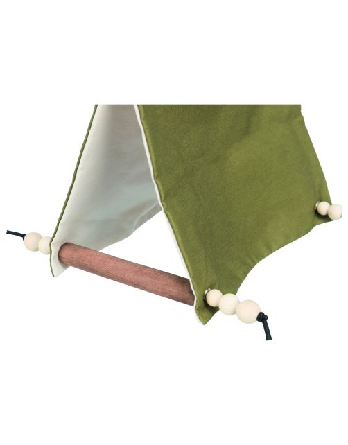 Trixie Vogeltent - Vogelspeelgoed - 16x18x20 cm Groen