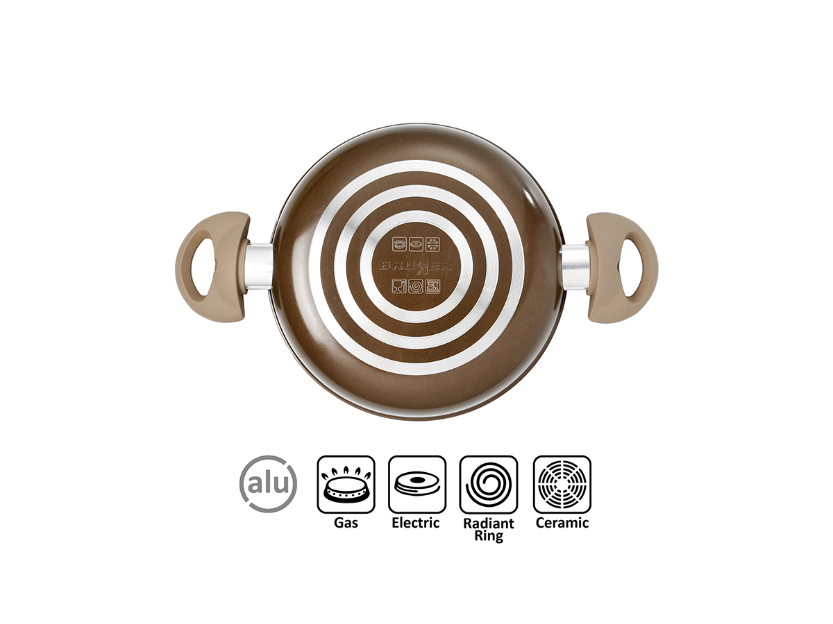 Brunner Chocolate 7+1 pannenset - Ø20 cm