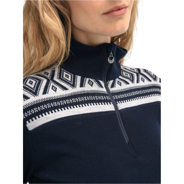 Pull DALE OF NORWAY CORTINA BASIC SWEATER W NAVY OFFWHITE