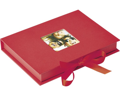 Leuke opbergdoos, rood, 20x15x3 cm