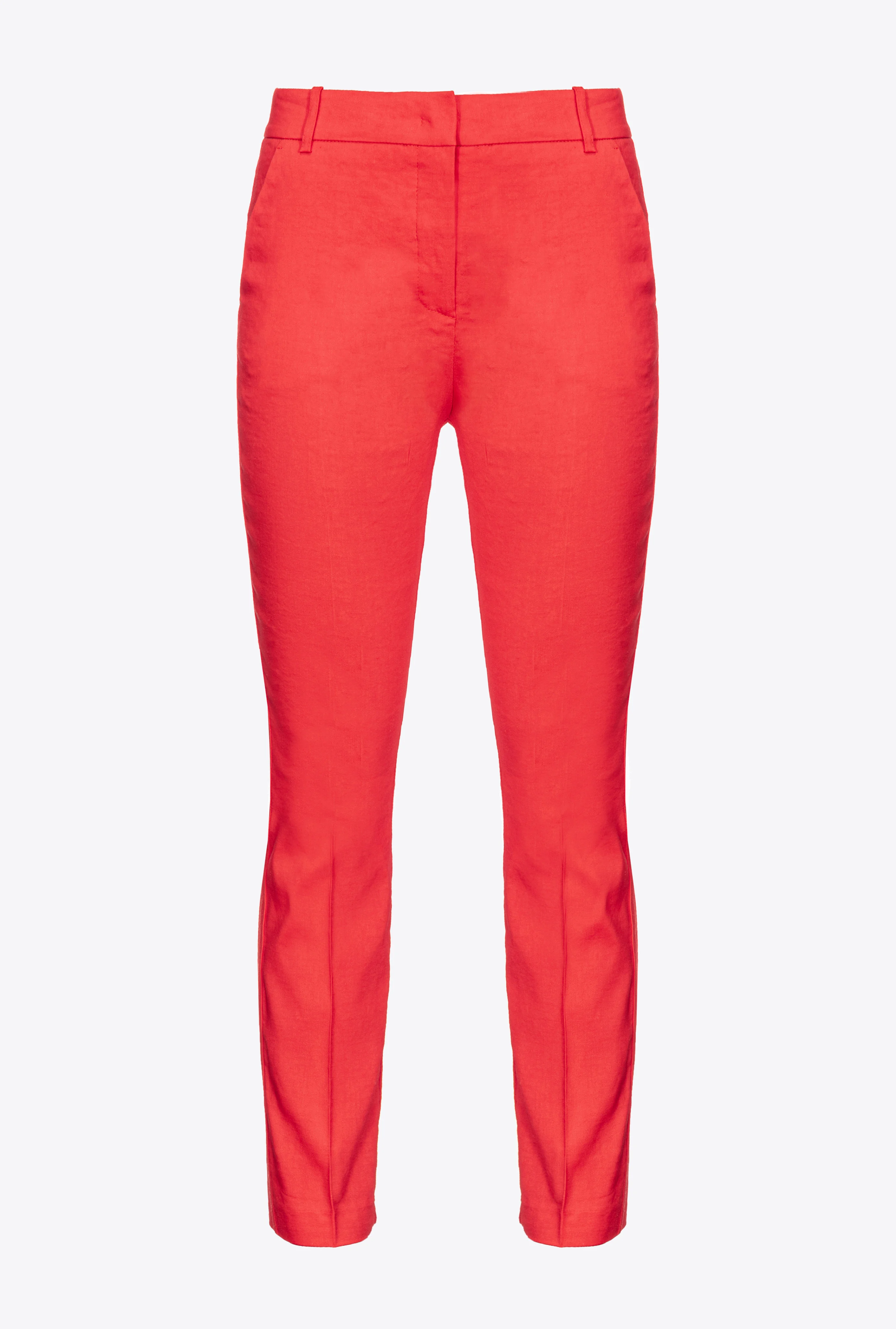 Pantalon cigarette | Rouge