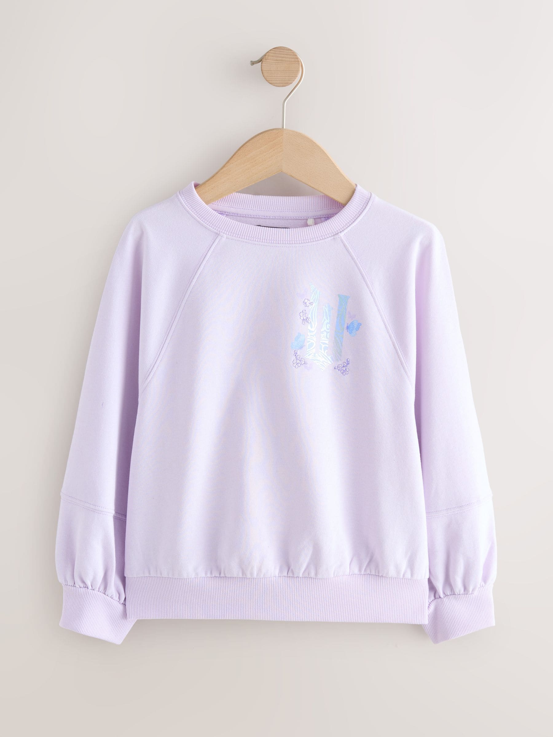 Purple Wicked - Long Sleeve Sweat Top (3-16yrs)