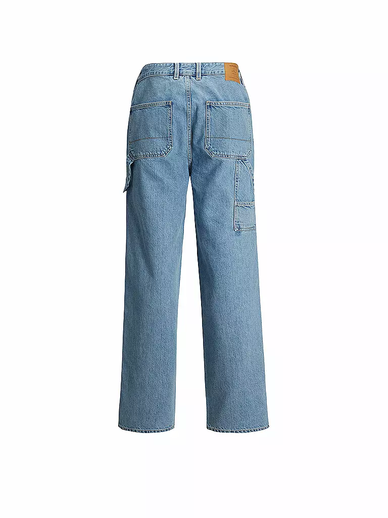 JACK & JONES Jeans Relaxed Fit JJIEDDIE JJUTILITY hellblau