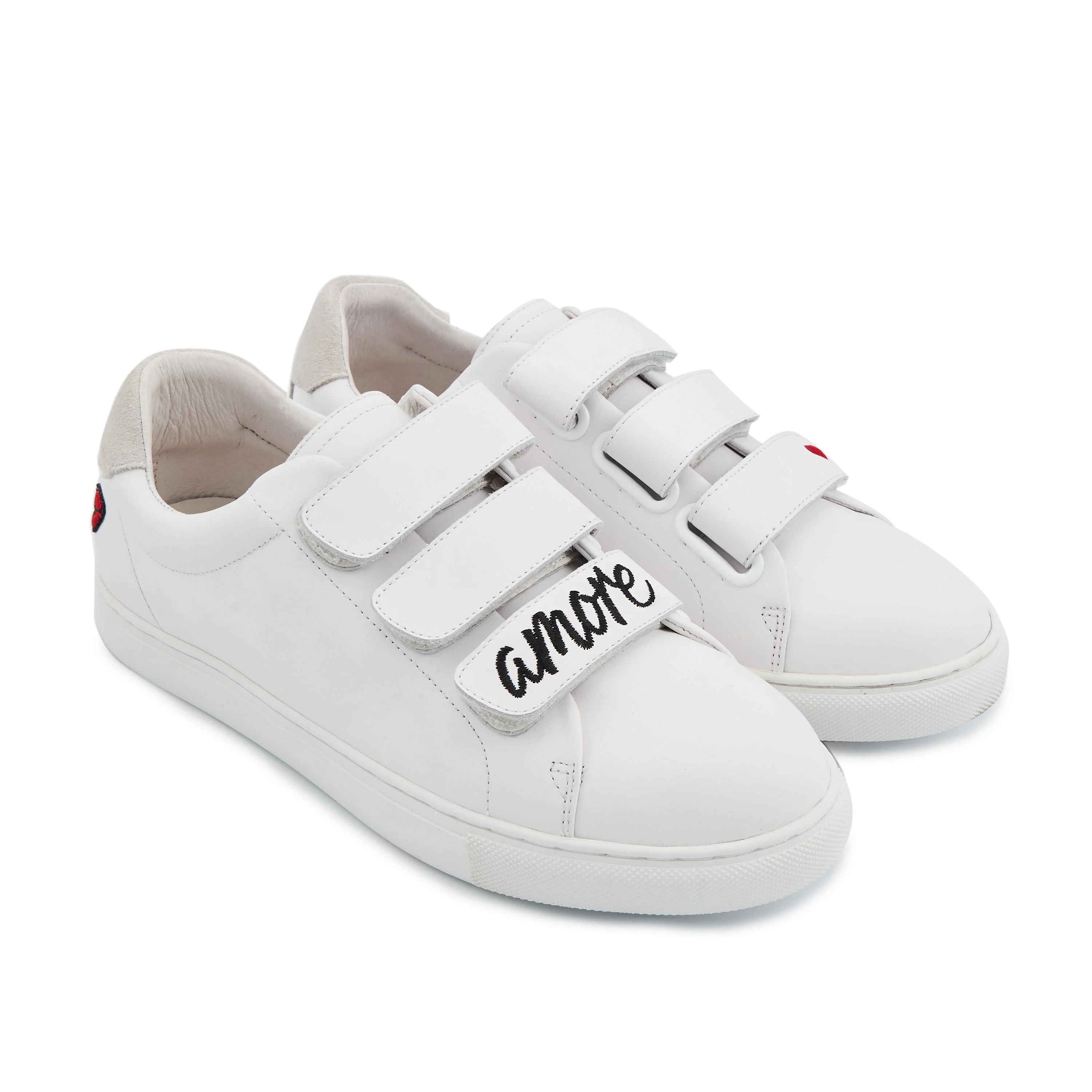 EDITH AMORE - Sneakers en cuir | Blanc