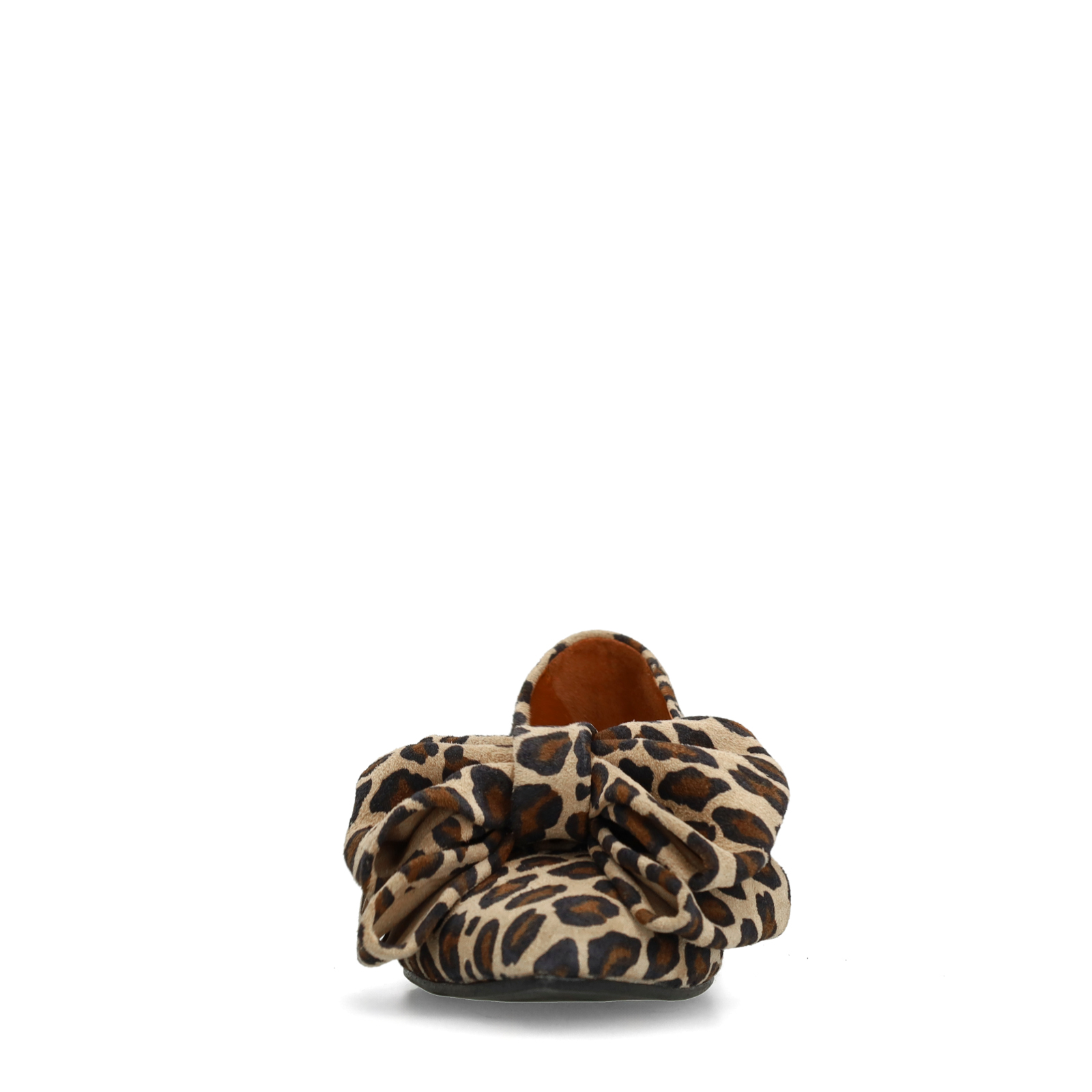 Leopard suède loafers