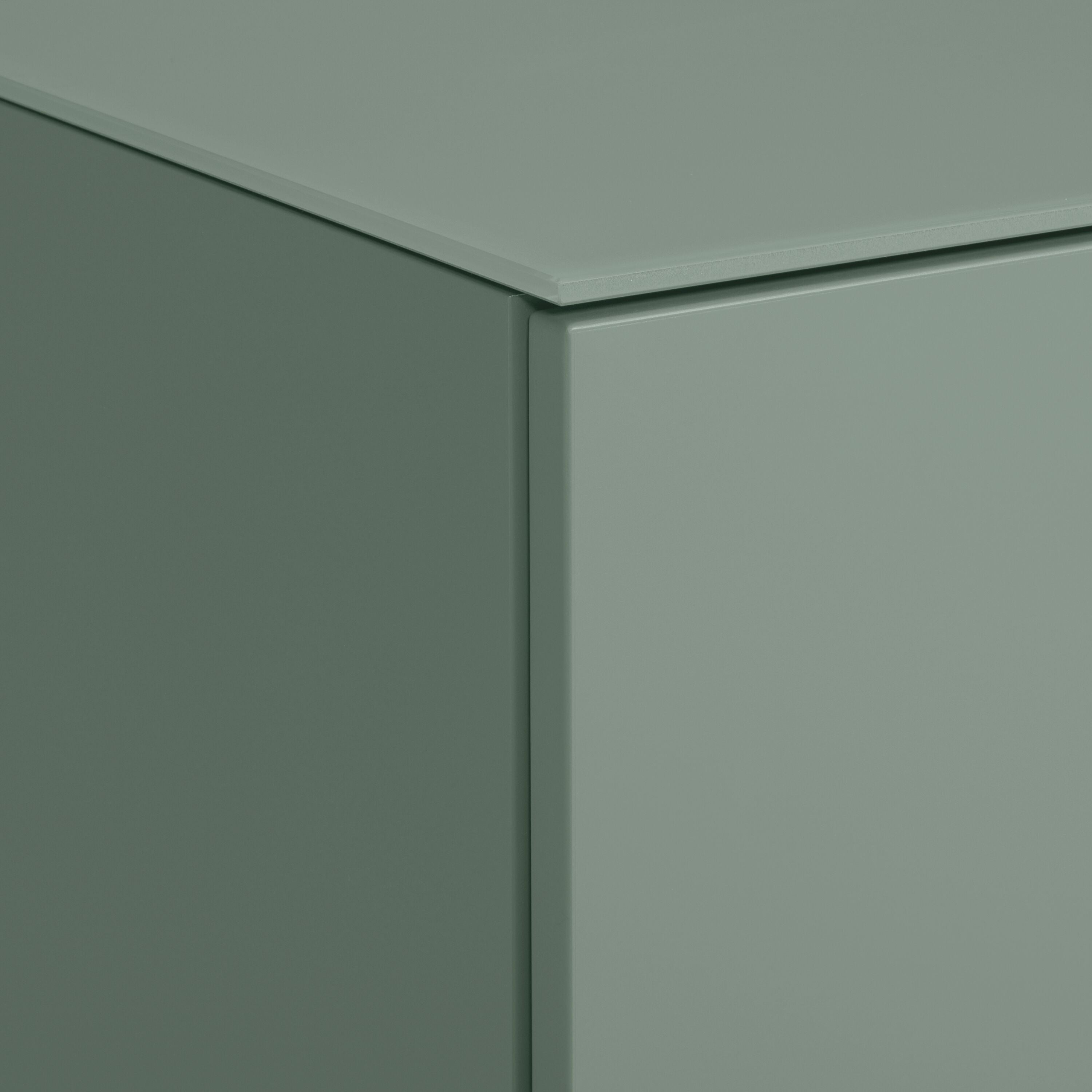TILL Kommode - Grün / B: 84.0 cm x T: 41.0 cm x H: 106.0 cm