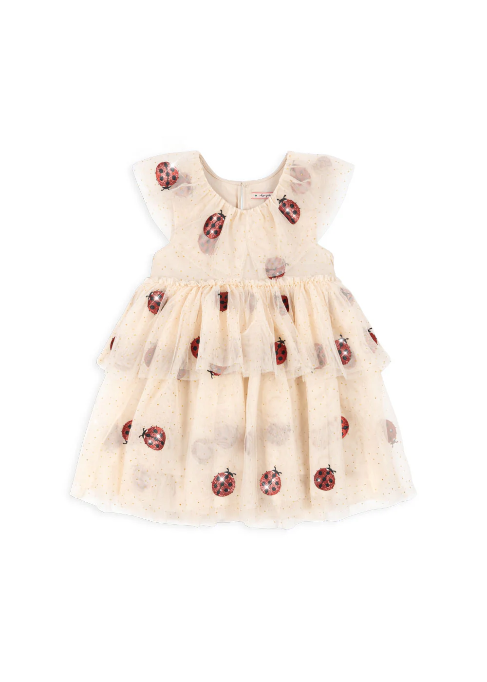 Fayette kjole - ladybug glitter - 12M
