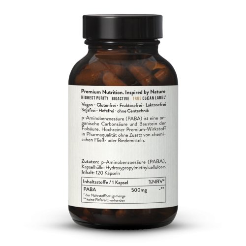 Sunday Natural Products  Paba Kapseln500mg