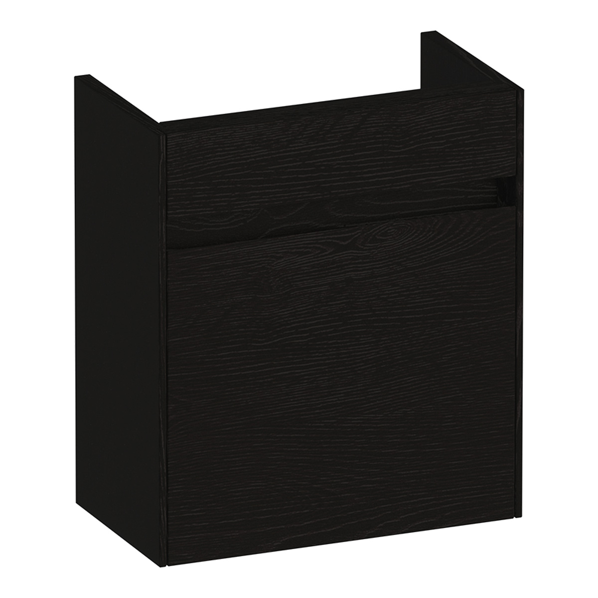 Brauer Inspire fonteinkast 40cm met 1 deur rechtsdraaiend timber black
