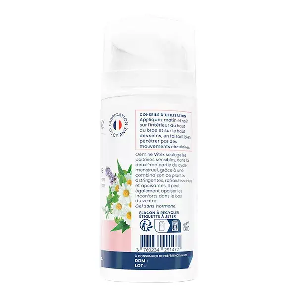 Gel Oemine Vitex para Seios Sensíveis 100ml